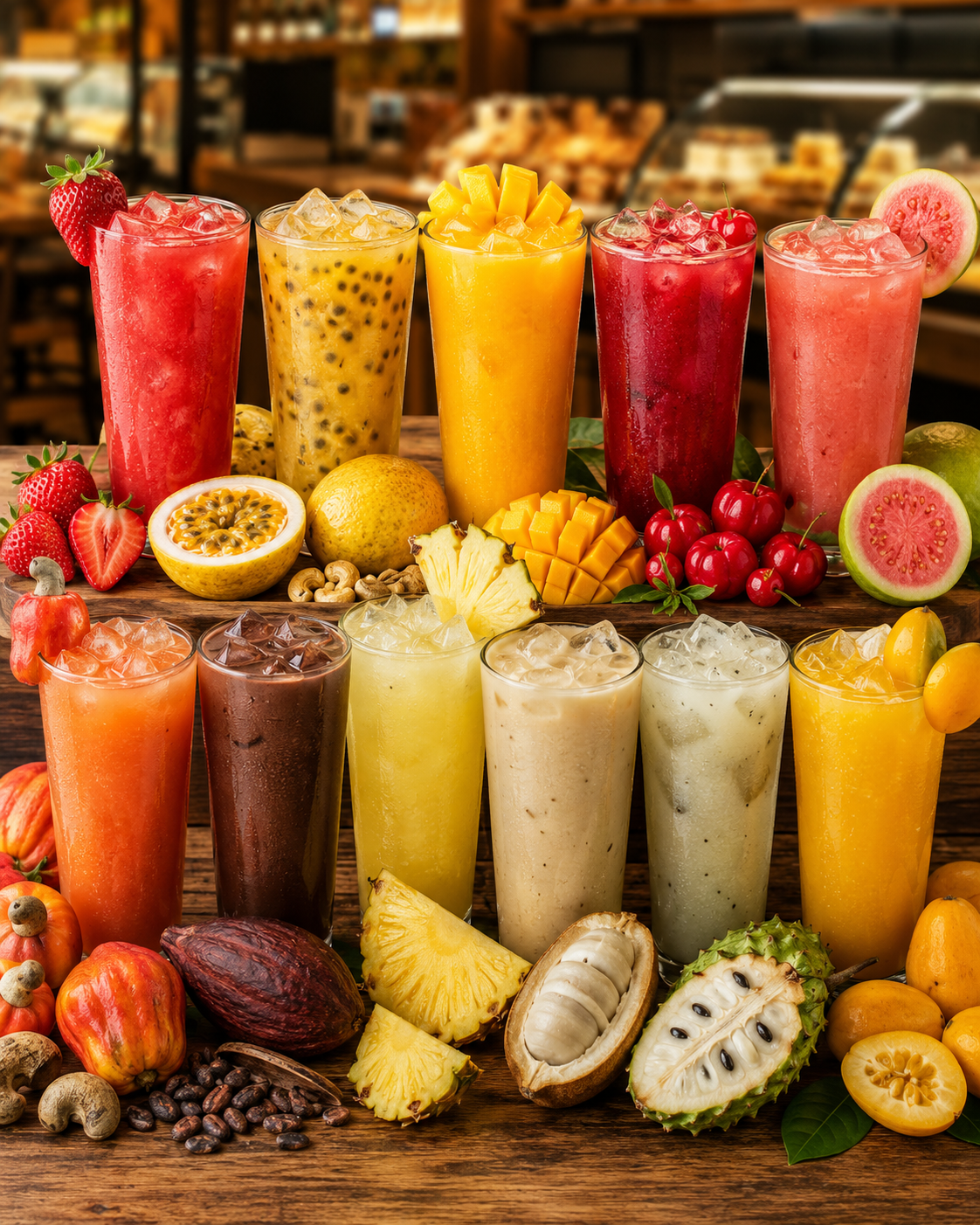 Suco polpa copo