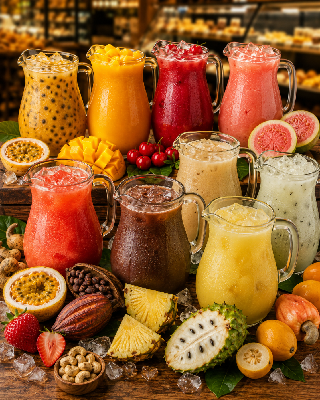 Suco polpa jarra