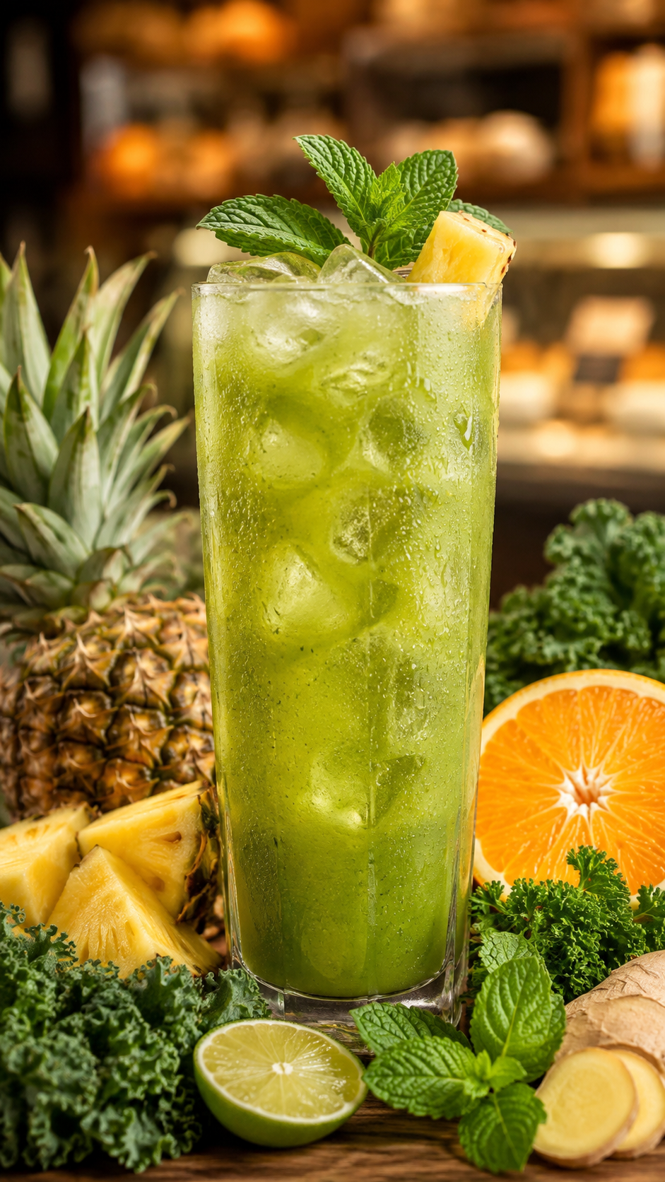 Suco detox copo